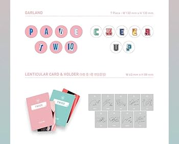 TWICE - TWICE PAGE TWO 2nd Mini Album PINK VER CD+Photo Book